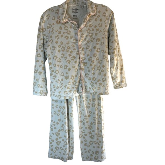 Jessica Simpson Girls Pajamas White/Beige/Pink Size 10 - Picture 1 of 5
